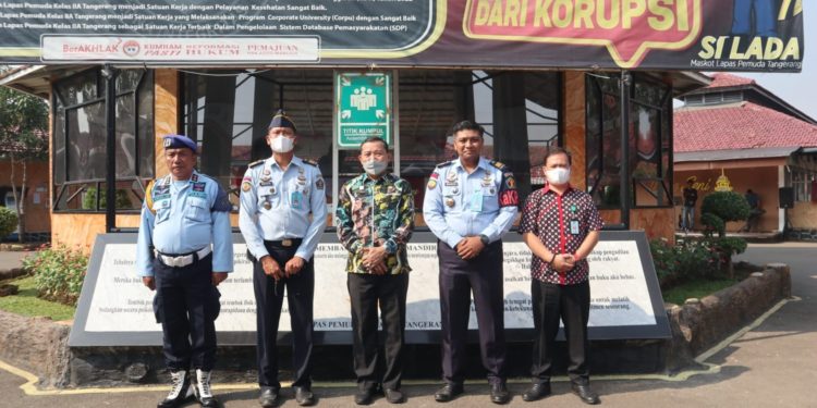 Bintorwasdal, Irwil dan Pimti Kanwil Banten Kunjungi Lapas Pemuda Tangerang