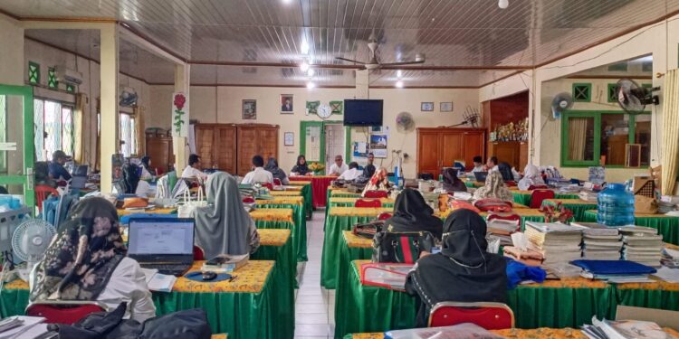 Jelang AM, MTsN 1 Kota Bengkulu Gelar Rapat Koordinasi