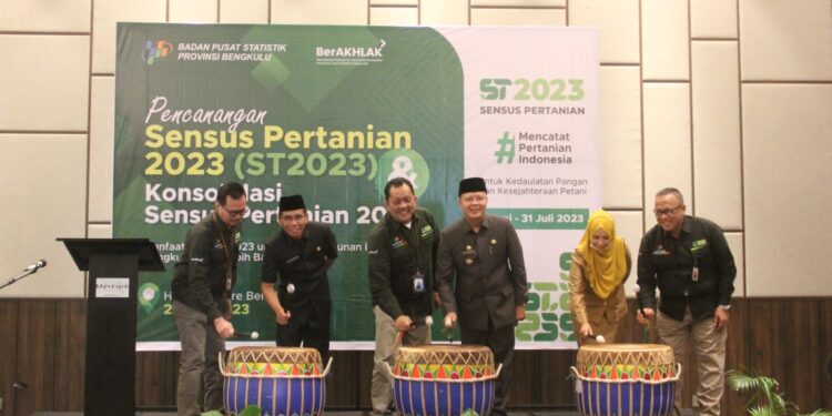 Sensus Pertanian 2023, Gubernur Bengkulu Dorong Perbaikan Sektor Pertanian
